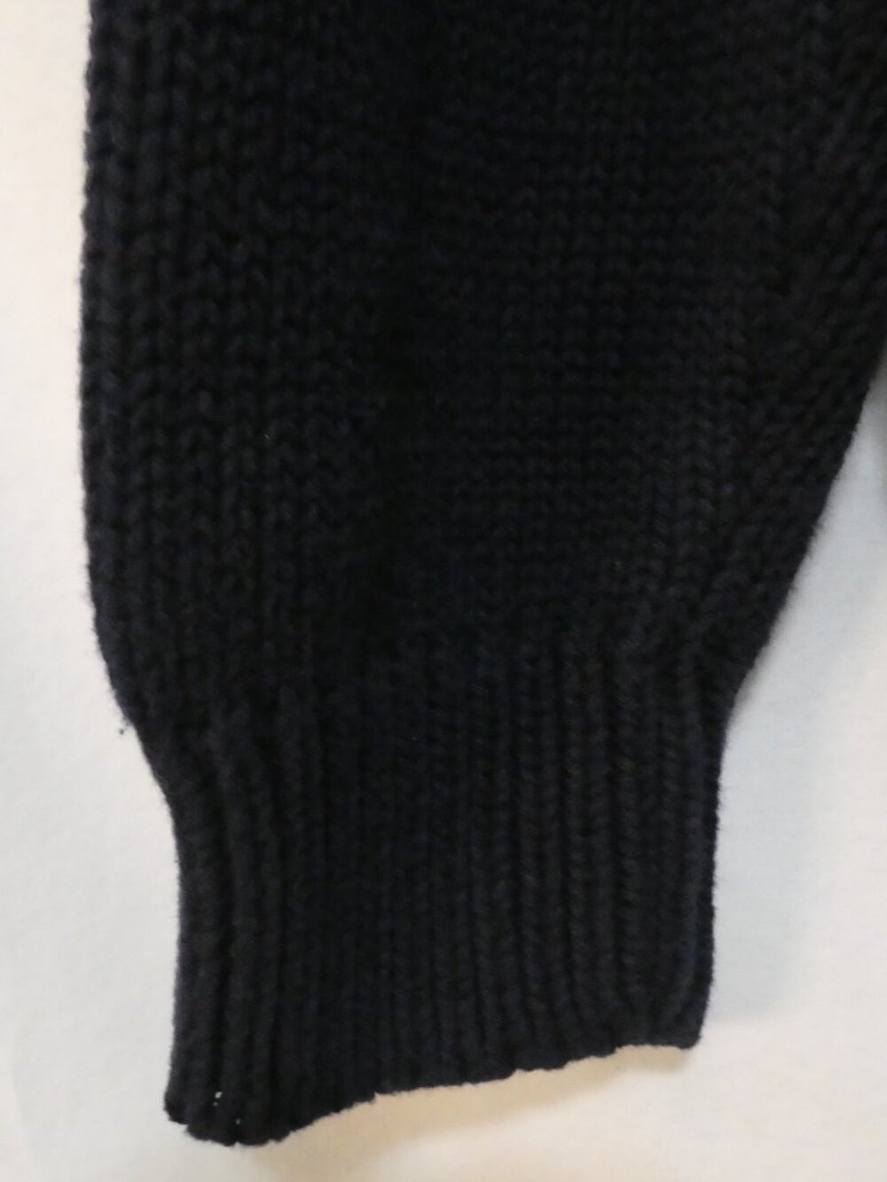 Vintage TABI INTERNATIONAL Equestrian Horse Crest Knit Sweater Navy - Size XL - Picture 14 of 16